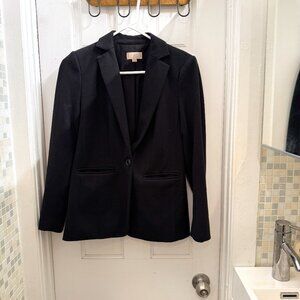 Oversized black blazer